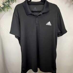 Adidas Club Rib Climalite Golf Polo Shirt Mens Size XL